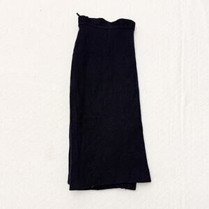 Luisa Spagnoli BLACK Straight Pencil Skirt Fully Lined Size 42